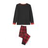 One opening Family Christmas Pjs Matching Sets Soft Couple Christams Pajamas Set Sleepwear Xmas Homewear Christmas Outfits (BlackV86,Men,S) view 4