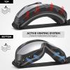 AVAWAY Ski Goggles Men, Youth-Snow Snowboard Goggle Anti Fog Safety Glasses OTG Winter Snow Sports Accessory Gear view 3