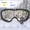 AVAWAY Ski Goggles Men, Youth-Snow Snowboard Goggle Anti Fog Safety Glasses OTG Winter Snow Sports Accessory Gear view 4
