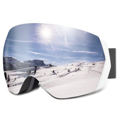AVAWAY Snowboard Glasses, Snow Goggles for Men, Anti-fog Skiing Goggles 100% UV Protection Ski Glasses - Ski Gear for Women