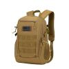 ArcEnCiel 20L Tactical Backpack MOLLE Daypack Gear Pack Camping Bag with PatchBrown view 1