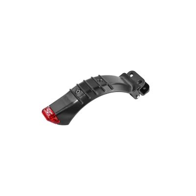 Rear Tail Lamp Flashlight Mudguard Rear Brake Foot Brake Fender Compatible With Carbon Fiber Electric Scooter 6.5/5.5/8 Inch Fender Cover (Color : 5.5inch)