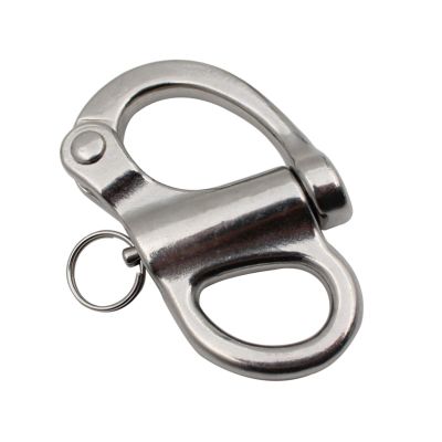 Ankexin Jaw Swivel Snap Shackle Stainless Steel for Sailboats Spinnakers Halyards &Diving 35/52/69/96mm Snap Shackle