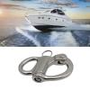 Ankexin Jaw Swivel Snap Shackle Stainless Steel for Sailboats Spinnakers Halyards &Diving 35/52/69/96mm Snap Shackle view 2