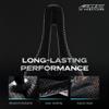 3D Printed Full Carbon Fiber Bike Saddle,Breathable/Waterproof/Light Unisex Cushion Seat for BMX, MTB & Road-Black view 2