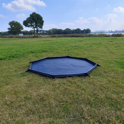 2-3 Person Bathtub Waterproof Tent Floor Cloth Octagonal Pyramid Single Pole Tent Specific