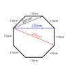 2-3 Person Bathtub Waterproof Tent Floor Cloth Octagonal Pyramid Single Pole Tent Specific view 2