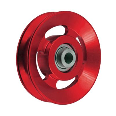 Bearing Pulley Gym Fitness Equipment Part Universal, Red, 88mm