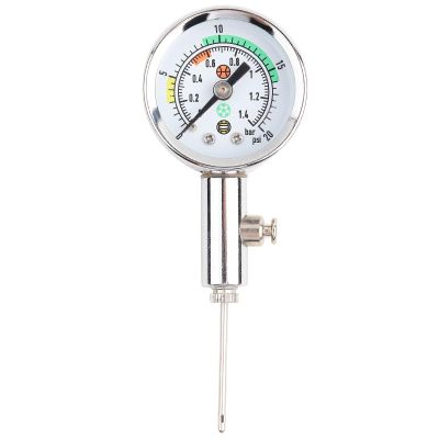 PerGar Air Gauge Only, Ball Pressure Gauge, Mini Ulitity Air Pressure Gauge Barometer Tool, Inflation Devices & Accessories for Basketball Football Volleyball