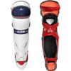 All Star Adult PHX Paige Halstead Fastpitch Softball Leg Guards (Large) Red/White/Blue