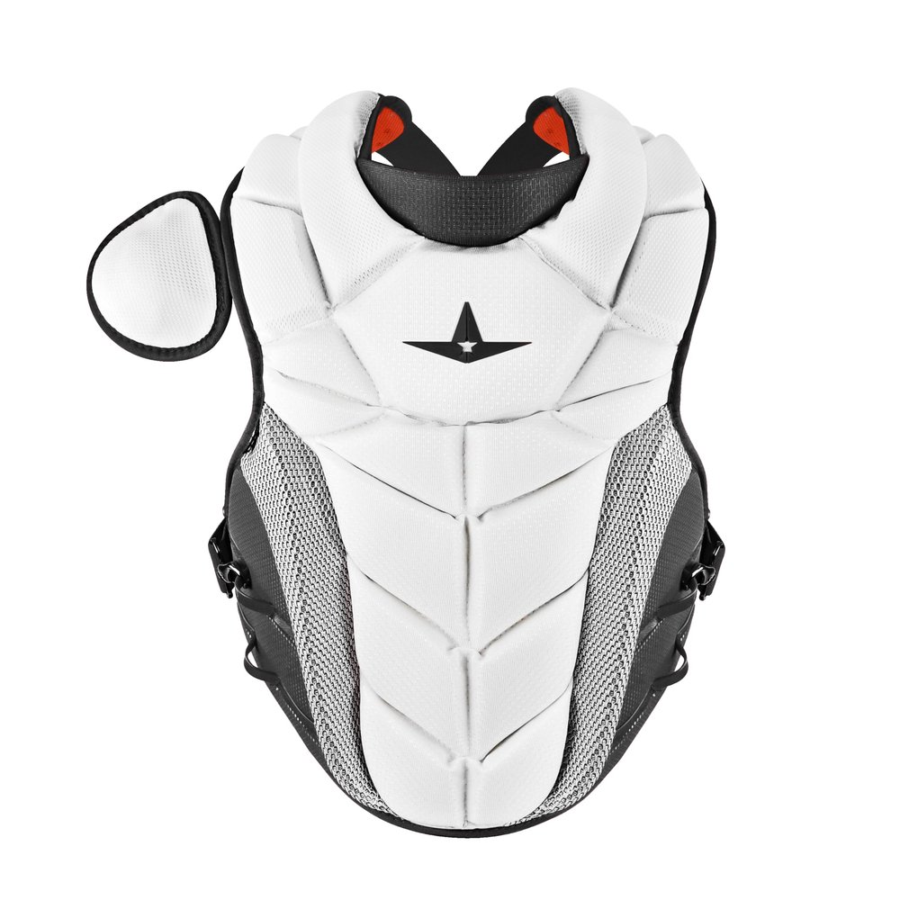 All-Star Adult PHX Paige Halstead Fastpitch Softball Chest Protector (Large) White/Black