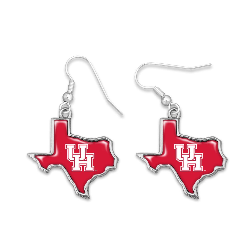 Houston "UH" Texas Dangle Earrings