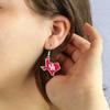 Houston "UH" Texas Dangle Earrings view 2