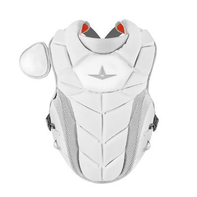 All-Star Adult PHX Paige Halstead Fastpitch Softball Chest Protector (Small) White