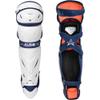 All Star Adult PHX Paige Halstead Fastpitch Softball Leg Guards (Small) White/Navy view 1