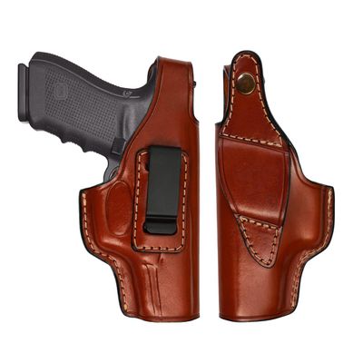Leather OWB & IWB Holster Fits Beretta 92X F92 92FS M9 A1 A3 A4 Px4 Strom, Premium Leather, Thumb Break, Handmade (Brown, Beretta M9A4)
