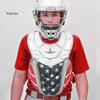 All-Star Adult PHX Paige Halstead Fastpitch Softball Chest Protector (Medium) Red/White/Blue view 3