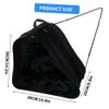 Kisangel Ice Skates Bag Roller Skate Pouch Portable Skates Shoes Bag for Travel view 3