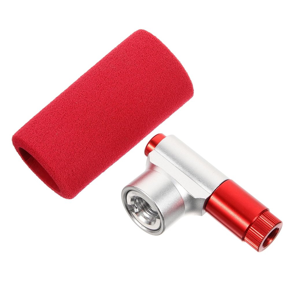 Sosoport 2pcs Portable Bike Inflator Aluminum Tire Pump for Road and Mountain Cycling Emergency for Deflated Tires No Gas Included