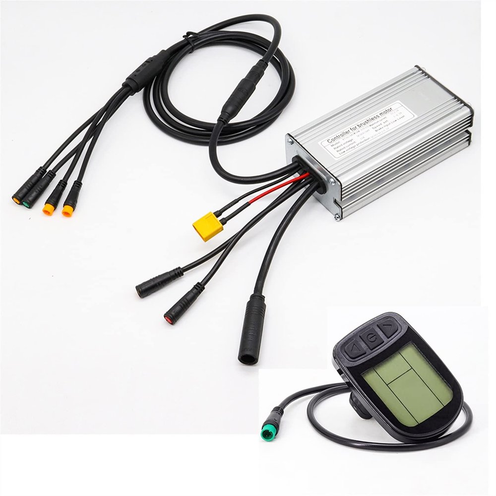 Electric Bicycle Accessories Waterproof Electric Bike Controller 36V 250W 350W for Hub Motor 48V 500W Controller Use KT LCD3 LCD4 LCD5 Display (Size : 500W XT LCD5)