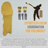 Bratla Cricket Batting Pads Covers Color Fit Neatly on Legguards Easily Put On (Gold) view 3