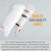 Bratla Cricket Batting Pads Covers Color Fit Neatly on Legguards Easily Put On (White) view 2