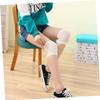 GLEAVI 3pcs Knee Support Sleeve Breathable Knee Warmer for Running Hiking and Outdoor Sports Activities Unisex Beige for Joint Support and Comfort view 3