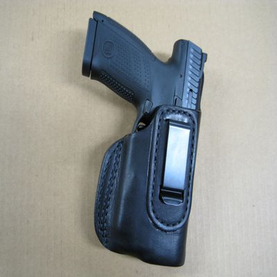 Azula in The Waistband IWB Concealed Carry Holster for Glock 19 19X 45 with Olight PL Mini 2 Valkyrie Light CCW Black Left Hand