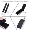 6Pcs Ski Straps, Adjustable Ski Straps Fastener Tape Nylon Lightweight Foldable Hook and Loop Ski Fixing Wraps with Soft Spongy Cushions for Carrying Ski Gear Winter Christmas view 4