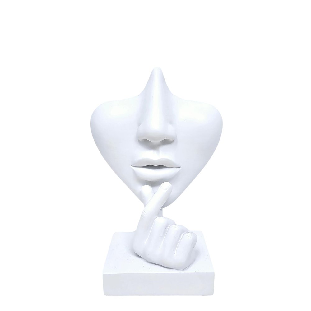 JewelryNanny Artsy Face Eyeglass Holder and Display Stand (Love)