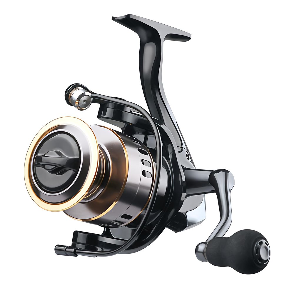 EASY BIG High-Performance Spinning Reels - Durable and Precise Fishing Reels with 9+1 Ball Bearing - Ultra-Light and Smooth for All Waters - Size 500 for Ice Fishing