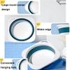 Collapsible Plastic Wash Basin 5L(1.4 Gallon), Kitchen Dishpan, Floding Small Bathtub, Space Saving Plastic Wash Bin for Dorm Camping Supplies Fishing Travel and Home (Grey 1 pcs) view 4