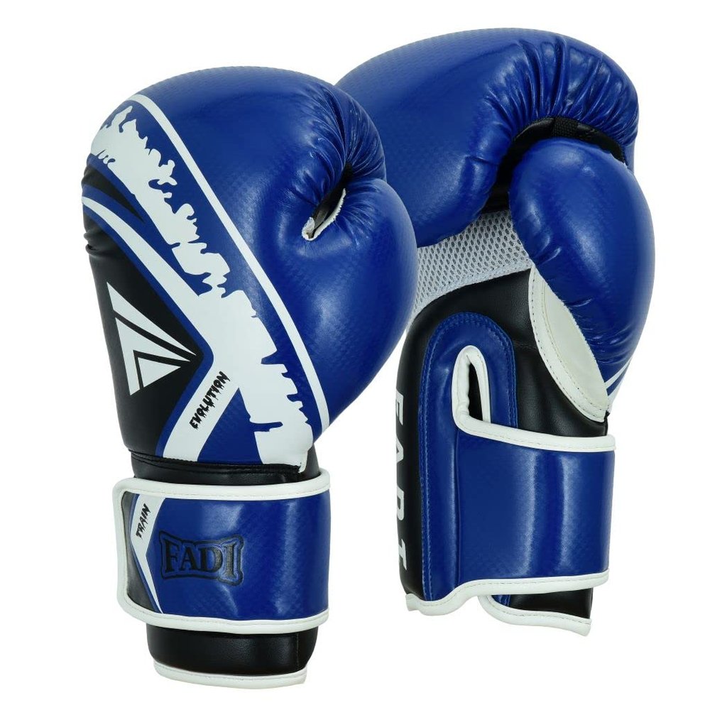 Fadi Sports Train Evolution Boxing Gloves - Pro Training Sparring Gloves for Men & Women with Ventilated Palm | Perfect for Muay Thai, MMA, Kickboxing, Heavy Bag Workouts & Fitness