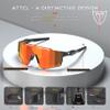 ATTCL Sports Sunglasses Polarized for Men Women: Shockproof Wraparound Running Sunglasses UV400 Protection for Cycling Fishing Golf Baseball Driving view 2