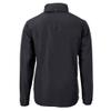 Cutter & Buck Men's Black Baltimore Ravens Charter Eco Recycled Full-Zip Jacket view 3