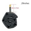 DEAVER 29 Inch Mountain Bike Inner Tube MTB Tire Standard American Nozzle Schrader Valve High Puncture Resistance Bicycle Accessories Black view 4