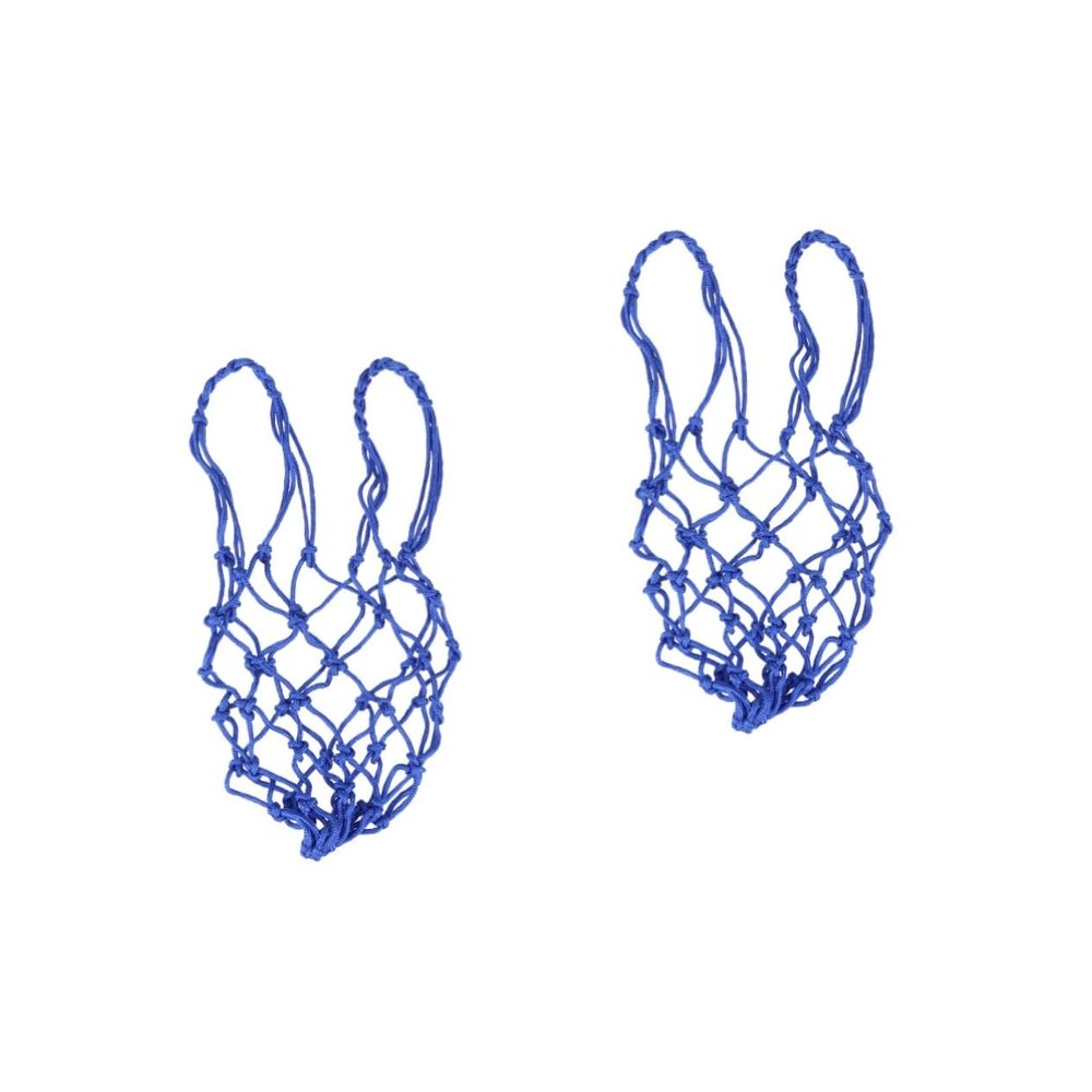 BESPORTBLE 2pcs Heavy Duty Drawstring Mesh Net Bag Nylon Carrier for Basketball Soccer and More Storage for Sports Equipment