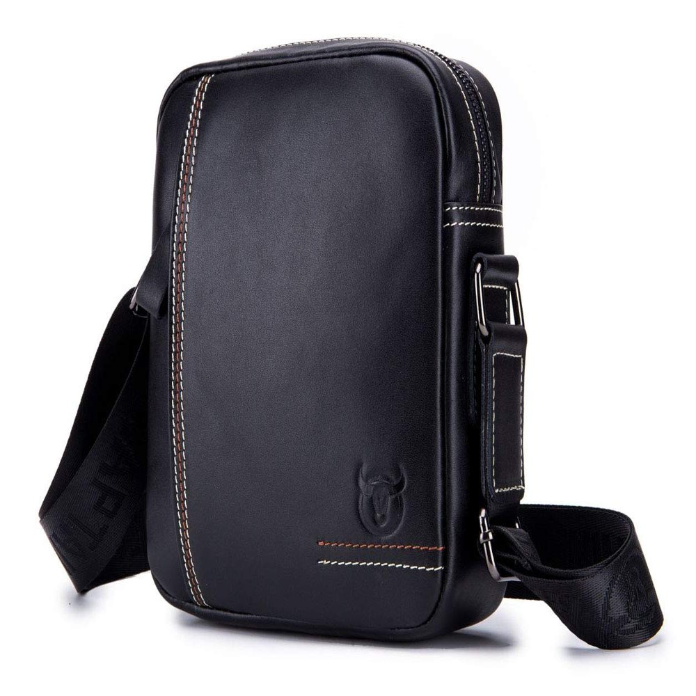 HARPIMER Men Bags Shoulder Crossbody Bag Genuine Leather Bag for Everyday Casual Travel Messenger Bag Handbag