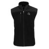 Cutter & Buck Men's Black Baltimore Ravens Helmet Cascade Eco Sherpa Fleece Full-Zip Vest view 2