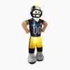 logobrands Pittsburgh Steelers Ben Roethlisberger Inflatable Player for Sports Events, Black, Yellow, Multicolor, LED Nighttime Visibility view 2