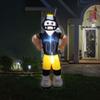 logobrands Pittsburgh Steelers Ben Roethlisberger Inflatable Player for Sports Events, Black, Yellow, Multicolor, LED Nighttime Visibility view 4