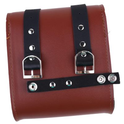 Vaguelly Handlebar Bag Synthetic Leather Bike Pannier for Easy Access Mountain Bike Saddlebag Tool Pouch for Quick Storage