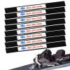 Ski Brake Retainer Strap-Universal Long Polypropylene Ski Binding Retainers with Hook and Loop, No Breaken Ski Brake Retainer Bands for Sports, Easy to Use & Carry (8 PCS) view 1
