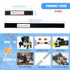 Ski Brake Retainer Strap-Universal Long Polypropylene Ski Binding Retainers with Hook and Loop, No Breaken Ski Brake Retainer Bands for Sports, Easy to Use & Carry (8 PCS) view 2