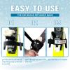 Ski Brake Retainer Strap-Universal Long Polypropylene Ski Binding Retainers with Hook and Loop, No Breaken Ski Brake Retainer Bands for Sports, Easy to Use & Carry (8 PCS) view 4