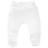 123 Bear 100% Cotton Baby Pants with Footies 100% Cotton Unisex Boys Girls (0-3 Months, 4-Pack Pink) view 4