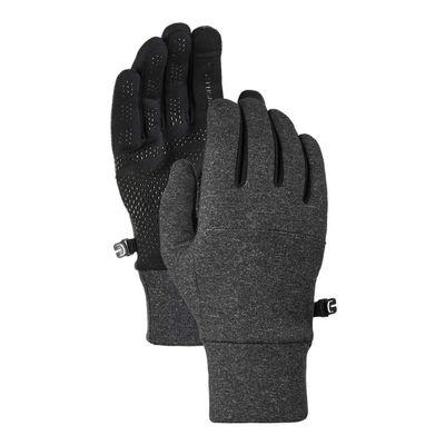BEN & JANE Mens Ultrafit Touchscreen Running Gloves with SENSATEC Technology - Gray (Small)