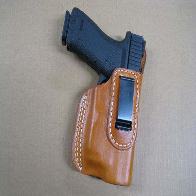 Azula in The Waistband IWB Concealed Carry Holster for Glock Glock 43X MOS with Streamlight TLR-7 SUB Lightt CCW TAN Left Hand