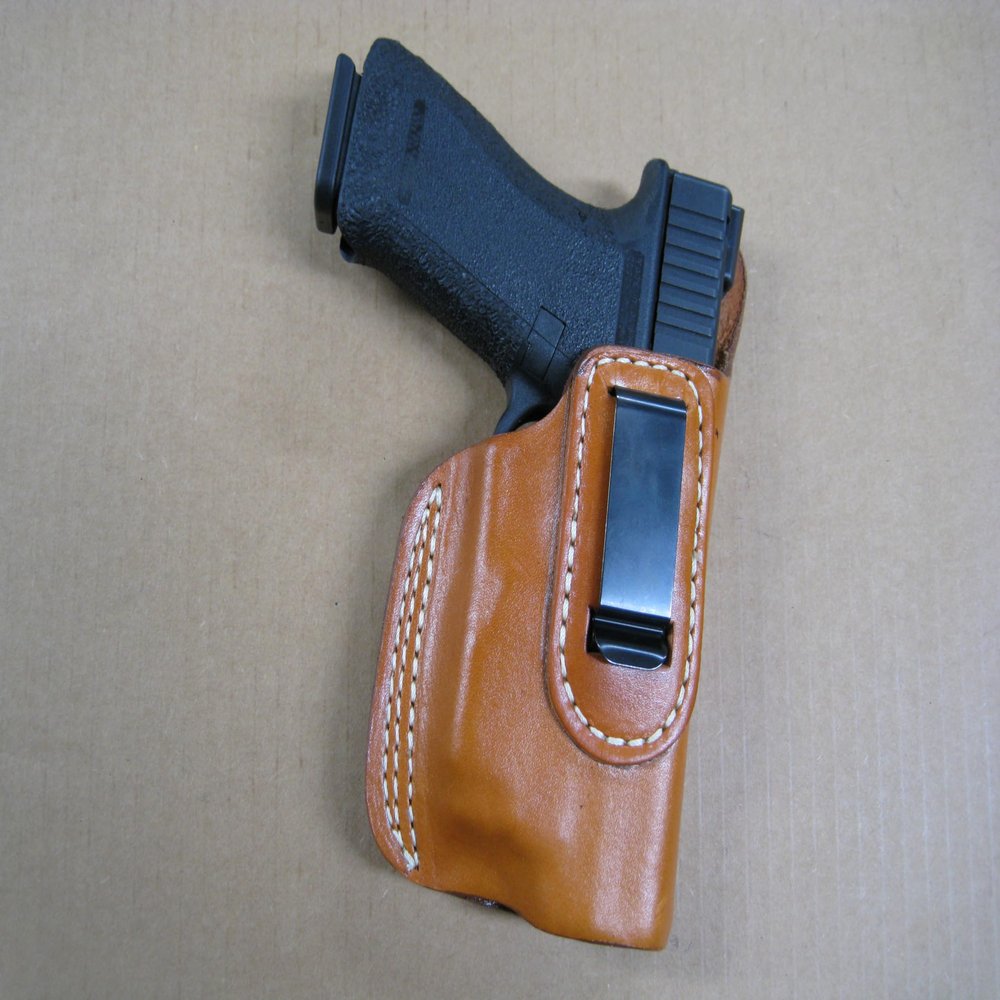 Azula in The Waistband IWB Concealed Carry Holster for Glock Glock 43X MOS with Streamlight TLR-7 SUB Lightt CCW TAN Left Hand