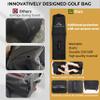 Hard Case Top 1680D Heavy Duty Oxford Fabric Travel Bag for Airlines with Wheels  Includes Custom Cover, Support Rod and TSA Lock. Excellent Protection, Foldable, Lightweight and Durable view 4